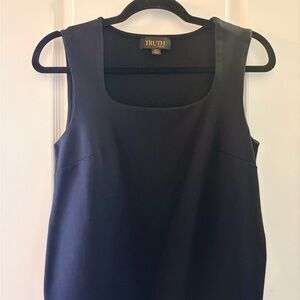 Truth Classic Black & White Square Neck Tank Top